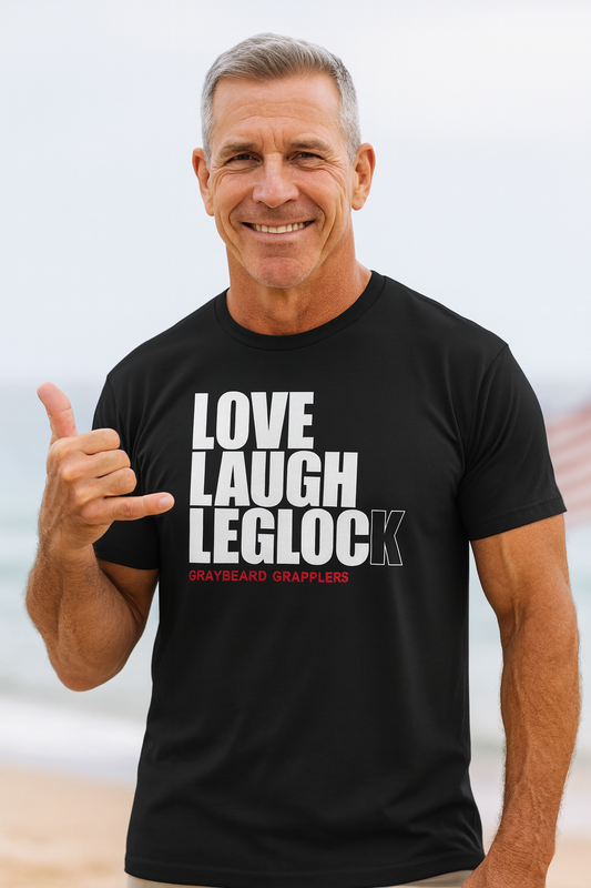 Love, Laugh, Leglock - Unisex CVC Jersey T-Shirt