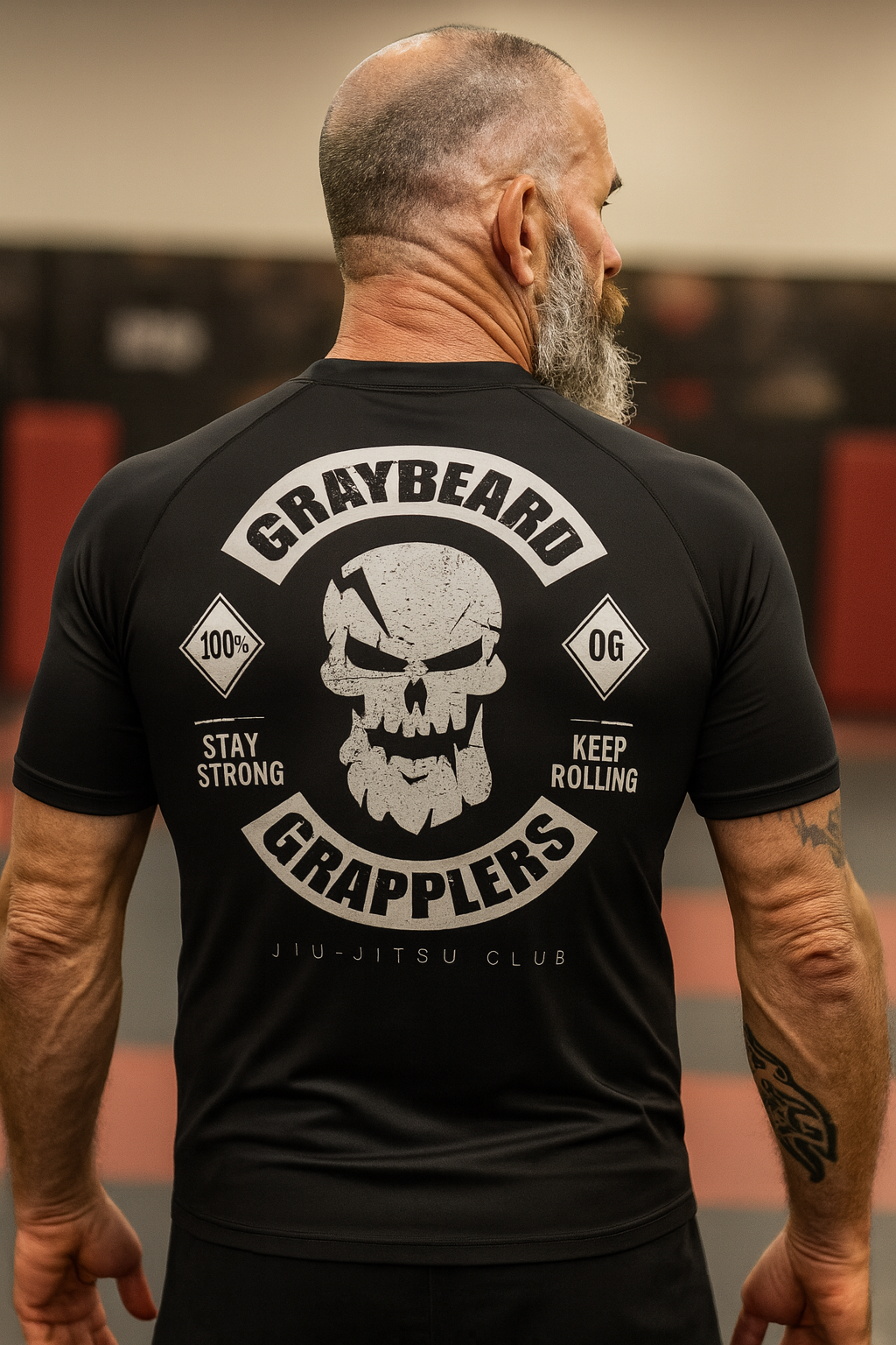 GG Biker Patch Short Sleeve Rashguard